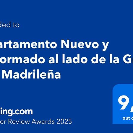 Apartamento Nuevo Y Reformado Al Lado De La Gran Via Madrilena Esterno foto