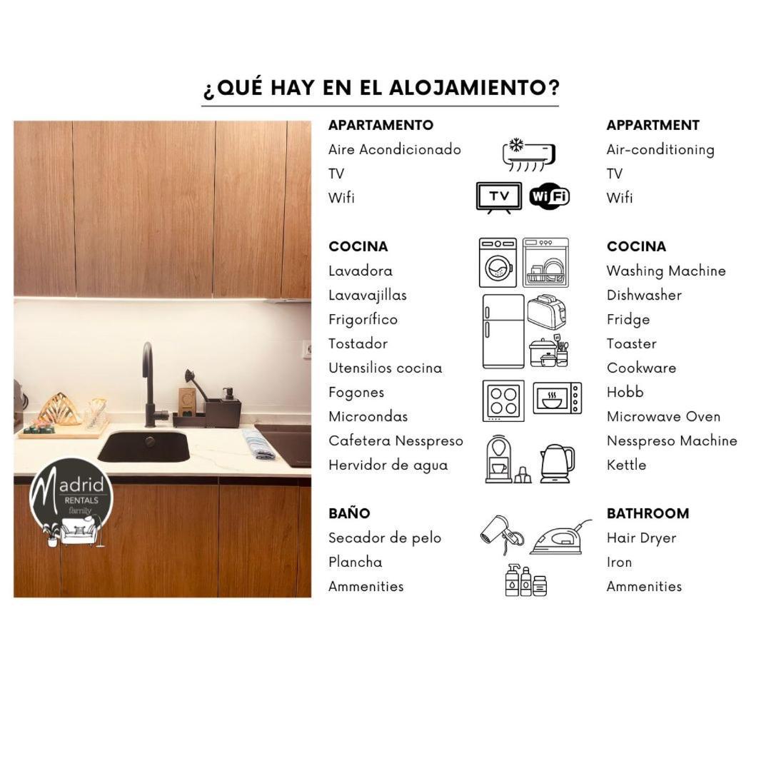 Apartamento Nuevo Y Reformado Al Lado De La Gran Via Madrilena Esterno foto