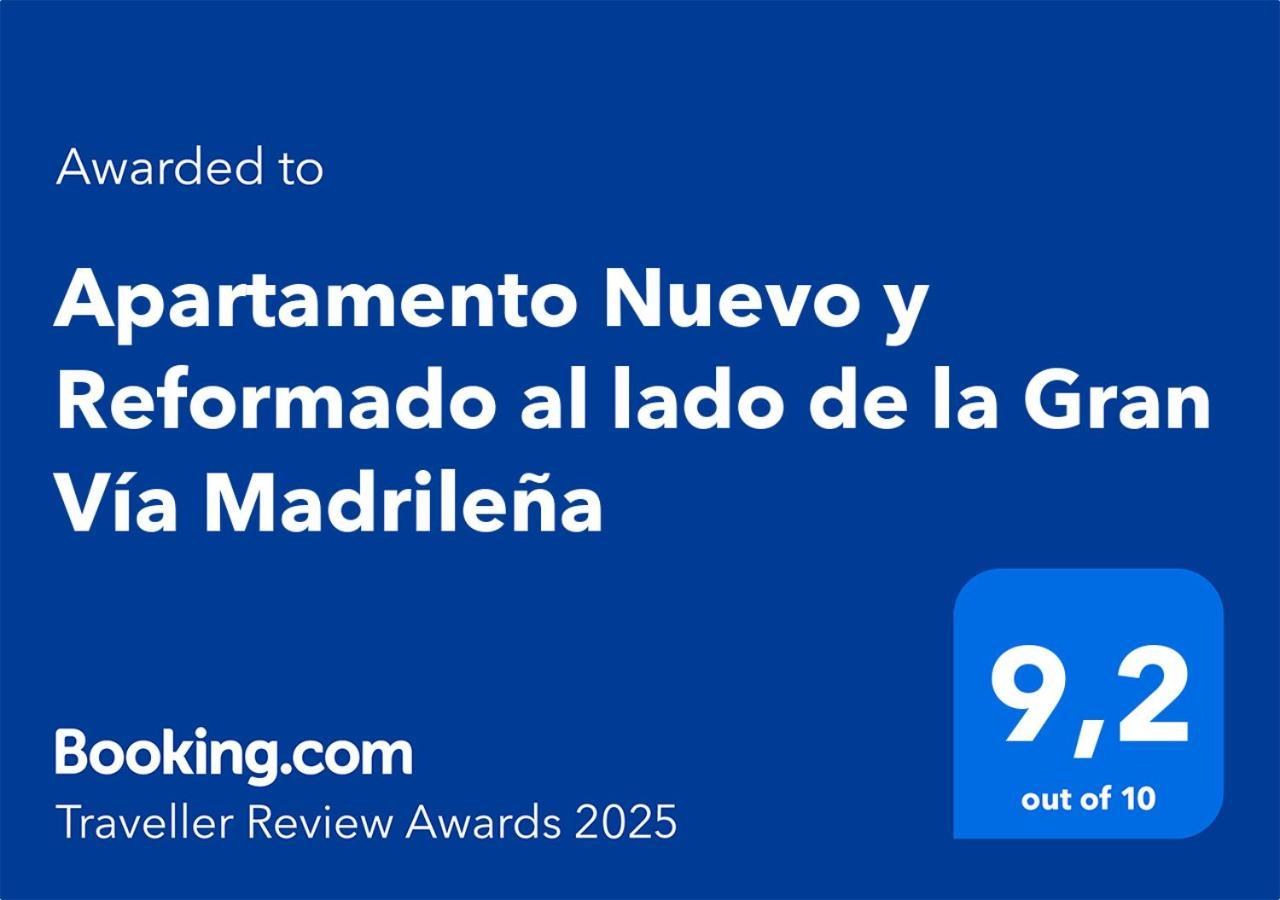 Apartamento Nuevo Y Reformado Al Lado De La Gran Via Madrilena Esterno foto